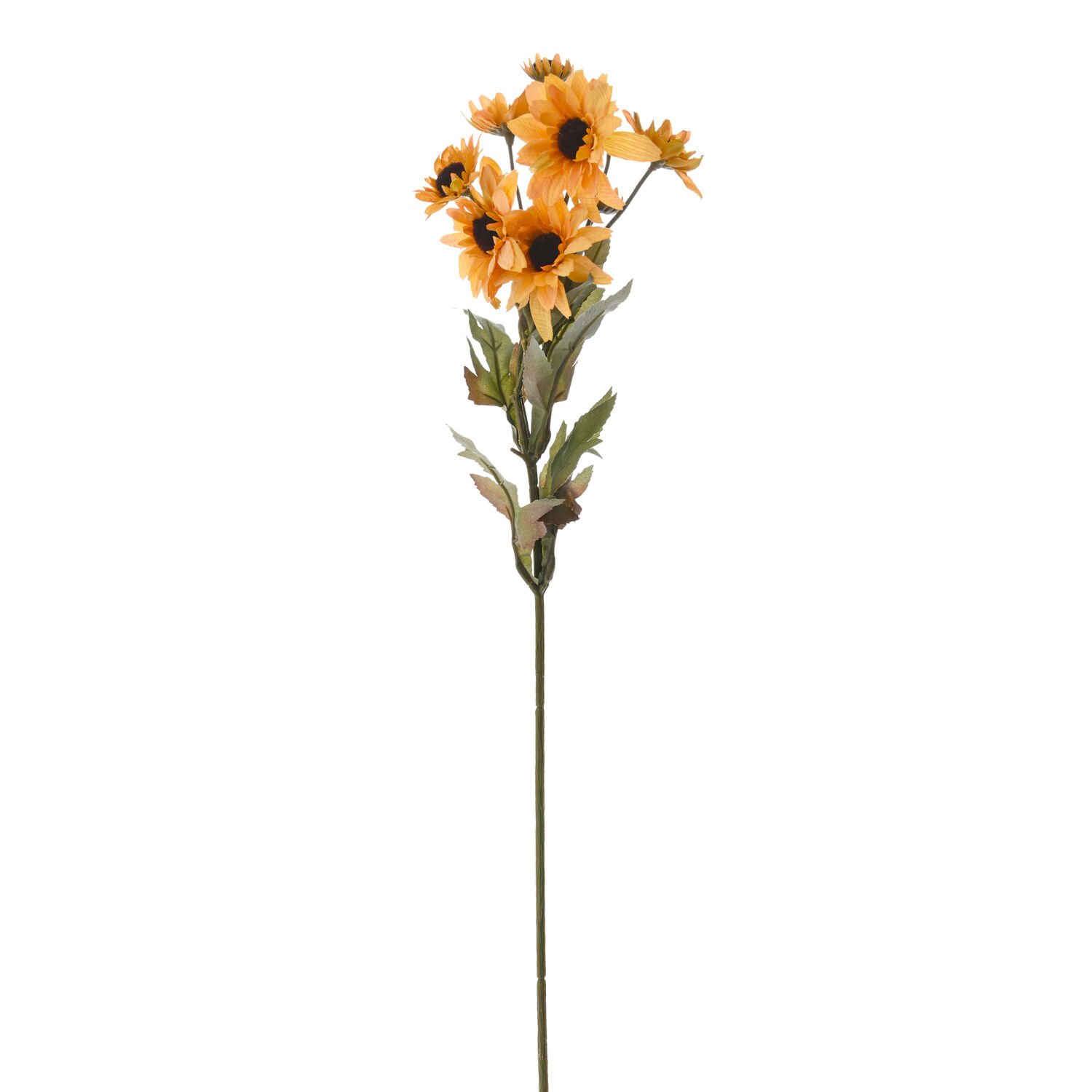 Yapay Çiçek Büyük Papatya Dalı Sarı 65 Cm .