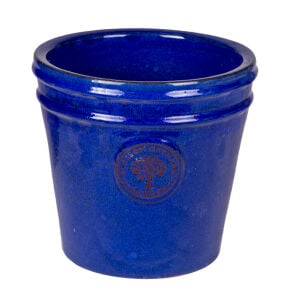 Toprak Saksı Boyalı 14 Litre Mavi 28x25 Cm.