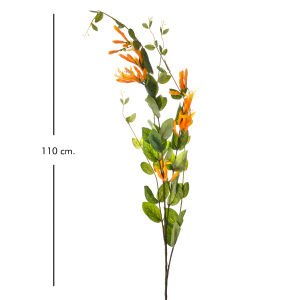 Yapay Çiçek Hanımeli Dalı Sarı-Yeşil 110 Cm.