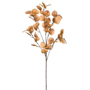 Yapay Para Yaprağı Dalı Kahverengi 90 Cm.