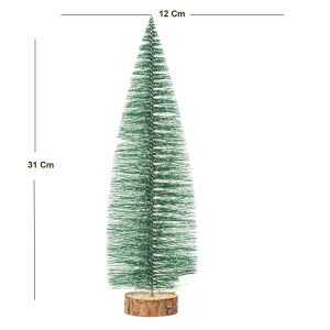 Yılbaşı Ağacı Masa Çamı Yeşil 12x31 Cm.