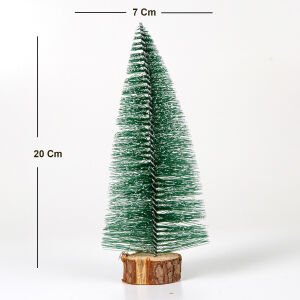 Yılbaşı Ağacı Masa Çamı Yeşil 7x20 Cm.