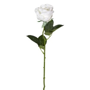 Yapay Gül Dalı Beyaz 50 Cm.