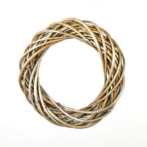 Hasır Kapı Süsü Natural-Gri 30x6 Cm.