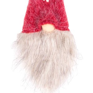 Yılbaşı Süsü Noel Baba Figürü İçeçek Başlığı Kırmızı 12x34 Cm.