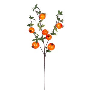 Yapay Nar Dalı Turuncu 80 Cm.