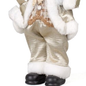 Yılbaşı Hediye Paketi Taşıyan Noel Baba 30 Cm.