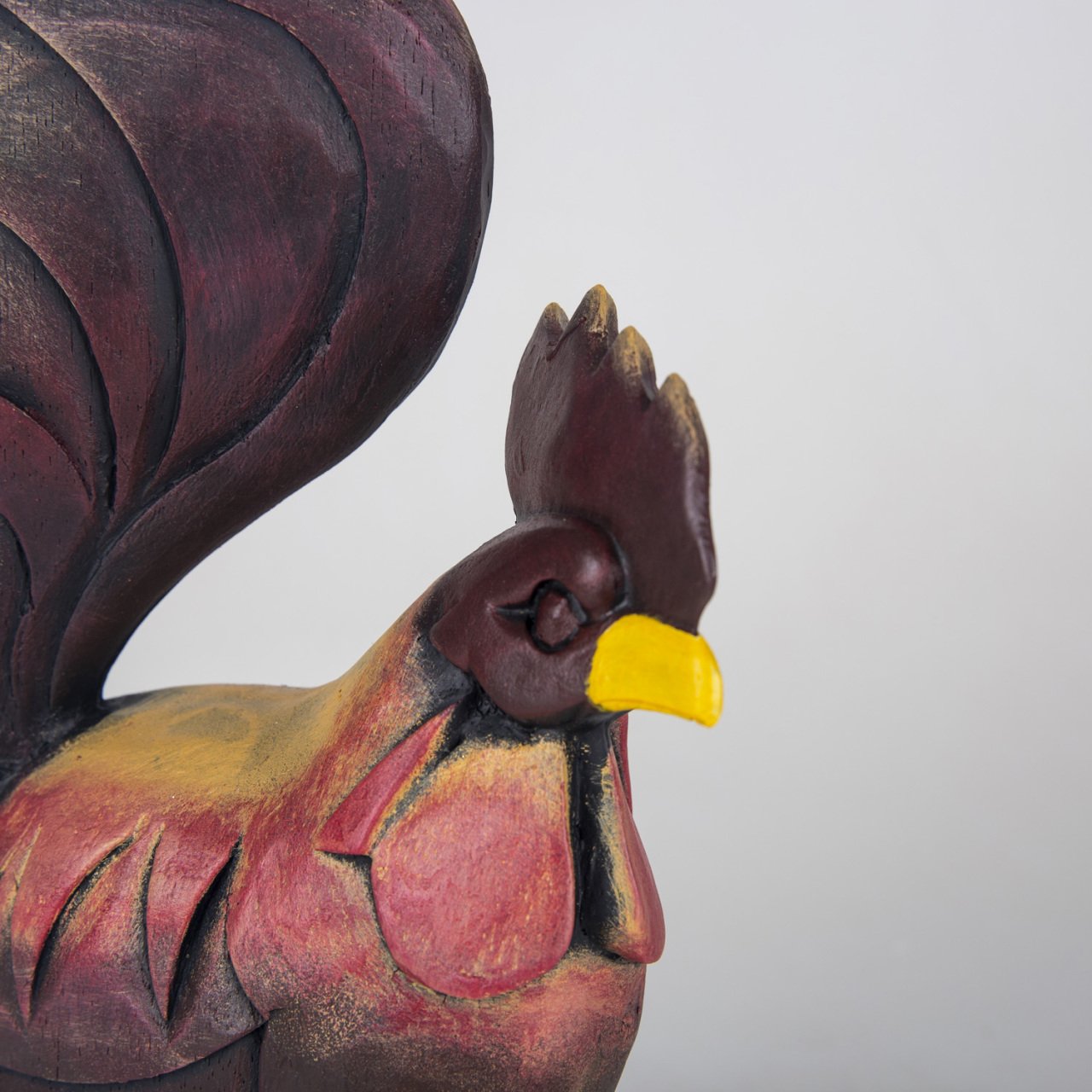 Veramaya Renkli Horoz Biblo 33x19 Cm