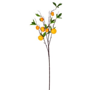 Yapay Mandalina Dalı Turuncu 90 Cm.