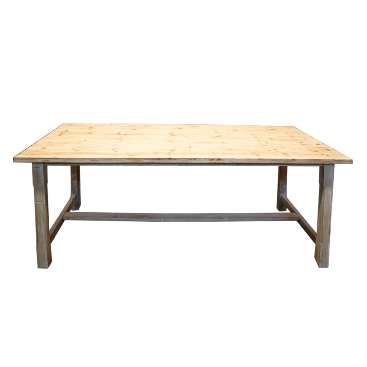 Dekoratif Ahşap Mobilya Masa Eskitme 180x80x74 Cm