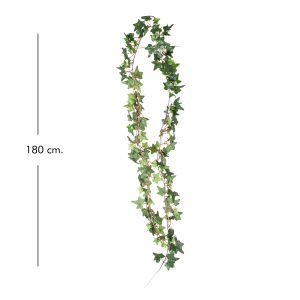 Yapay Asılabilir Garland Sarmaşık - İngiliz Sarmaşığı Yeşil 180 Cm.