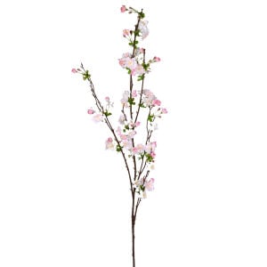 Yapay Bahar Dalı Kiraz Çiçeği Pembe-Beyaz 130 Cm.
