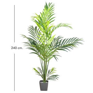 Yapay Palmiye Ağacı Gerçek Dokulu Kelebek - Butterfly Yeşil 240 Cm.