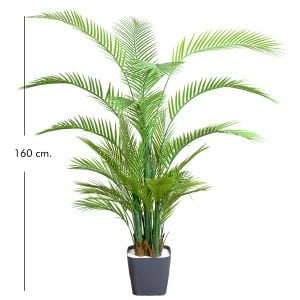 Yapay Palmiye Ağacı, Yeşil - 34 Yapraklı, 160 cm