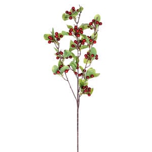 Yapay Kokina Dalı Koyu Kırmızı 80 Cm.