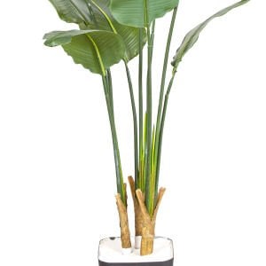 Yapay Starliçe Ağacı, Gerçek Dokulu, Yeşil - 9 Yapraklı, 130 cm