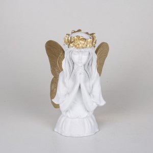 Veramaya Büyük Melek Biblo Beyaz 27x24 Cm