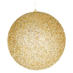 Yılbaşı Topu, Gold - 25 cm