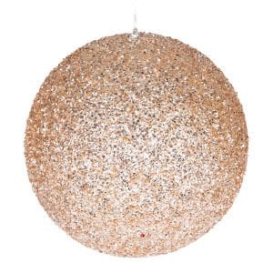 Yılbaşı Topu, Şampanya - 25 cm