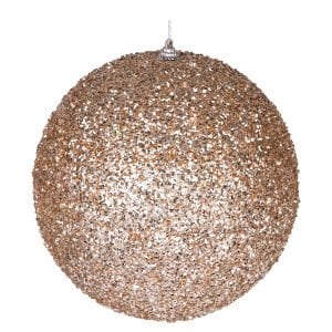 Yılbaşı Topu, Şampanya - 20 cm