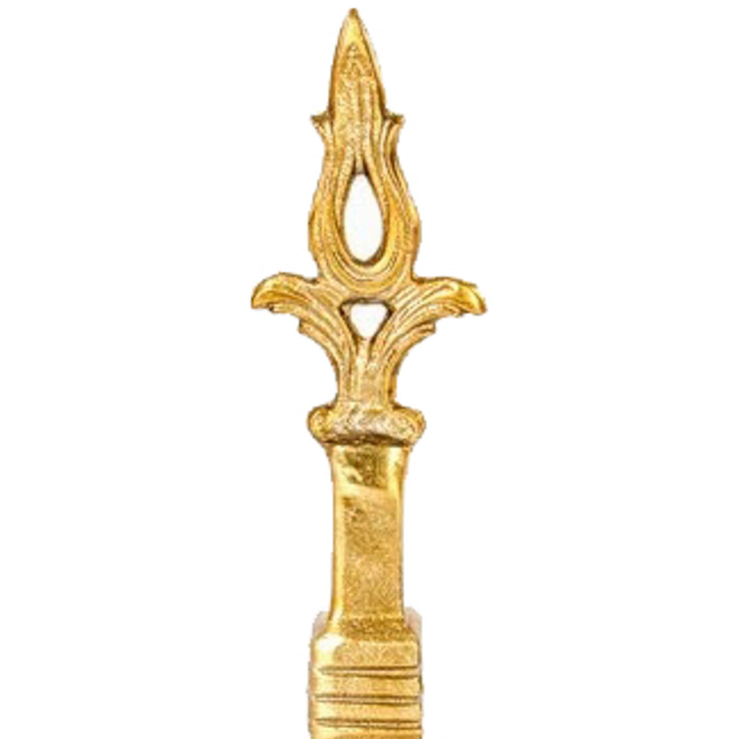 Metal Biblo, Barok, Altın - 8 x 29 cm