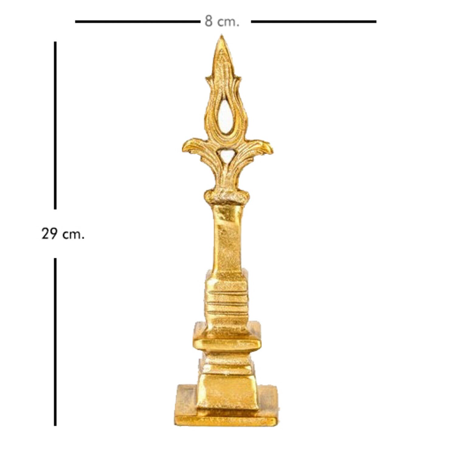 Metal Biblo, Barok, Altın - 8 x 29 cm