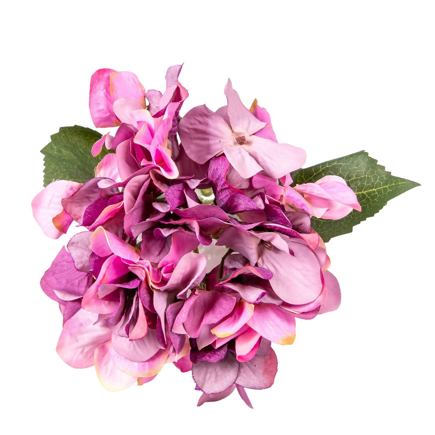 Yapay Çiçek Ortanca, Tek Dal, Lila-Mor - Küçük Boy, 60 cm