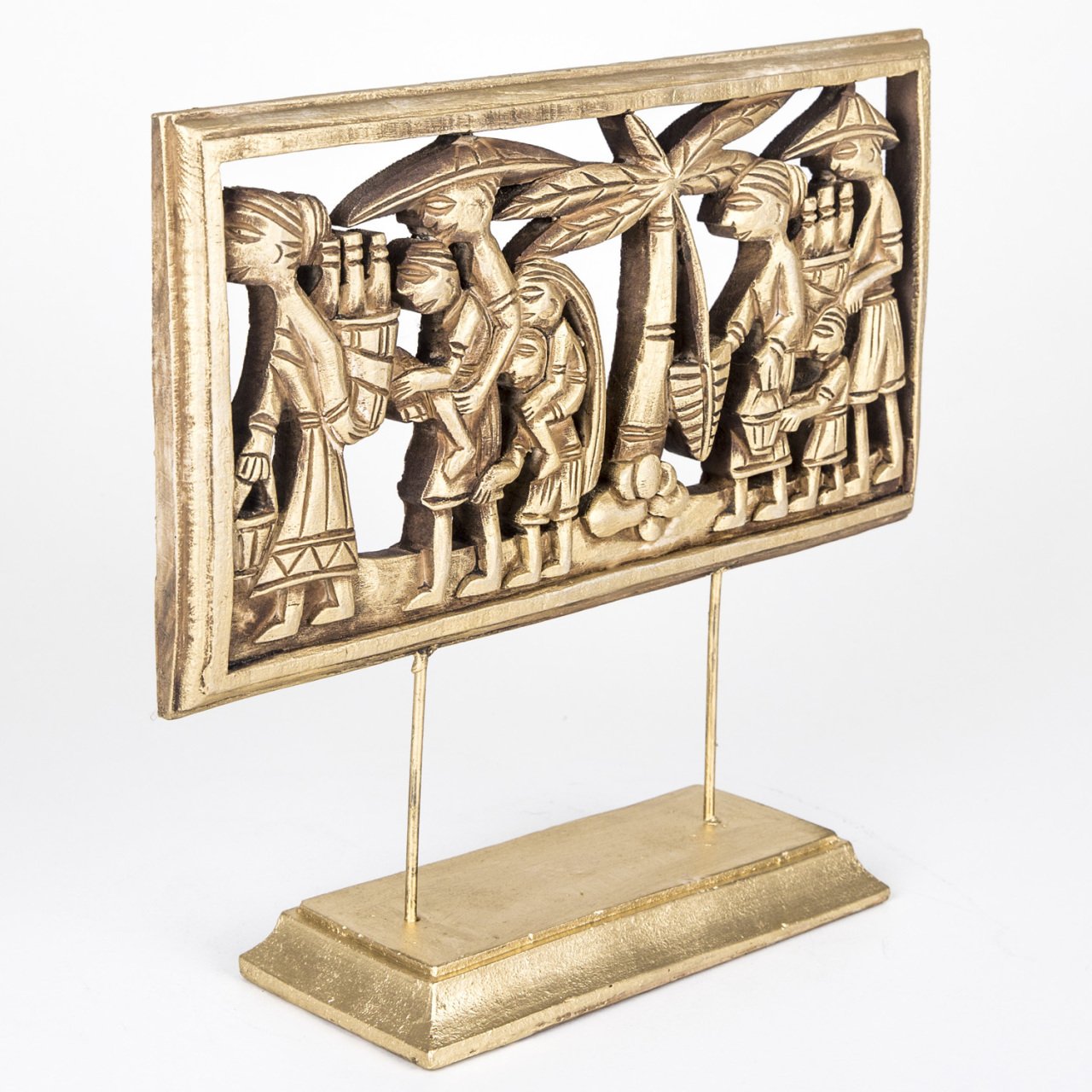 Veramaya Dekoratif Mısır Tablet Biblo Dore 30x34 Cm