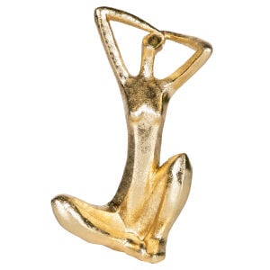Dekoratif Modern Biblo Kadın Figür Gold 21x34 Cm.