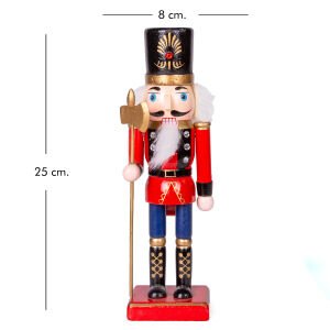 Kurşun Asker Ahşap Fındıkkıran 8x7x25 Cm