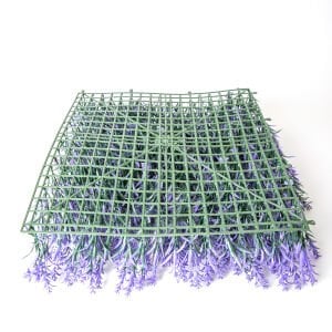 Yapay Nergis Bitki Tabaka Mor 50X50 Cm. UV KORUMALI - Dış Mekan Uyumlu