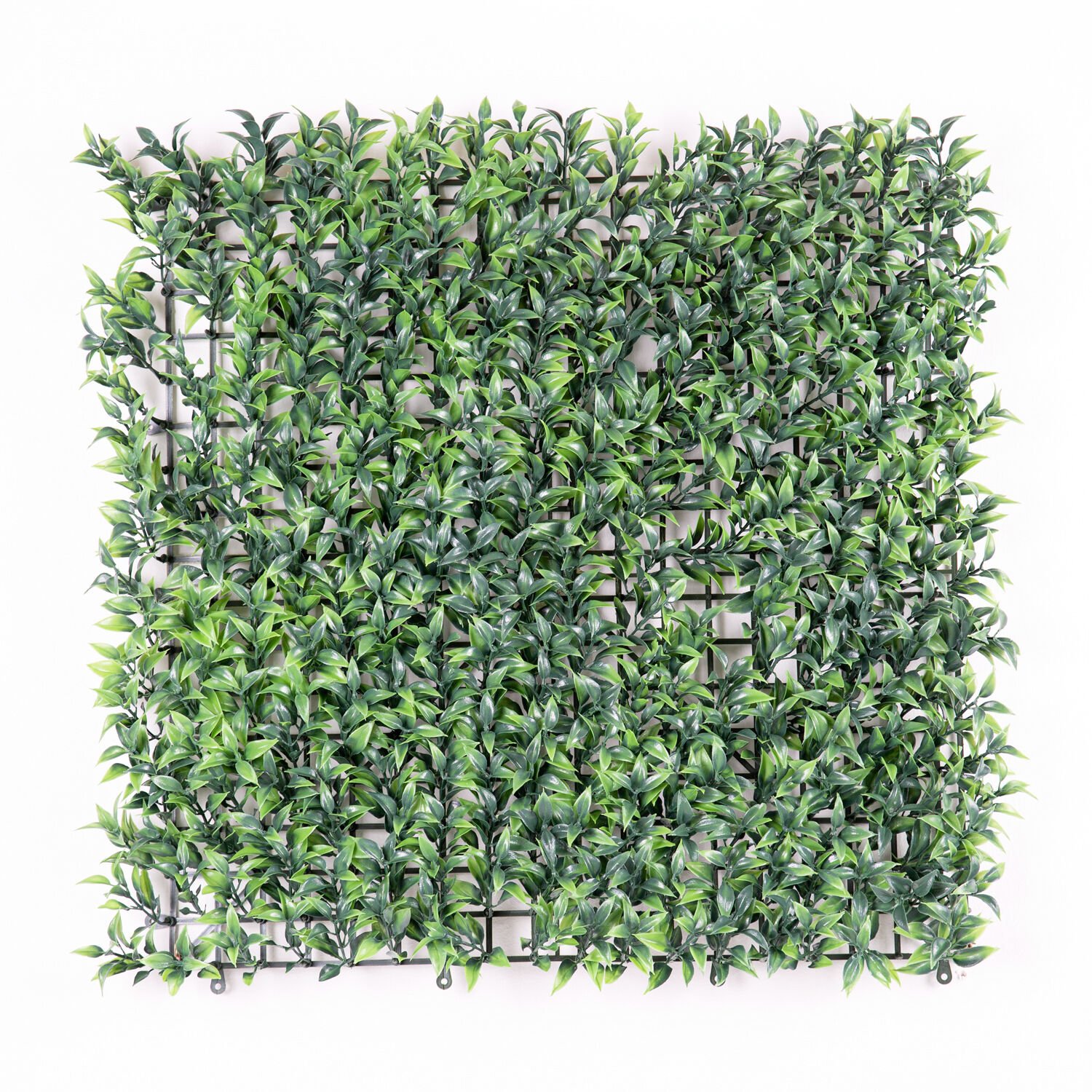 Yapay Çay Bitkisi Tabaka Yeşil 50X50 Cm. UV KORUMALI - Dış Mekan Uyumlu