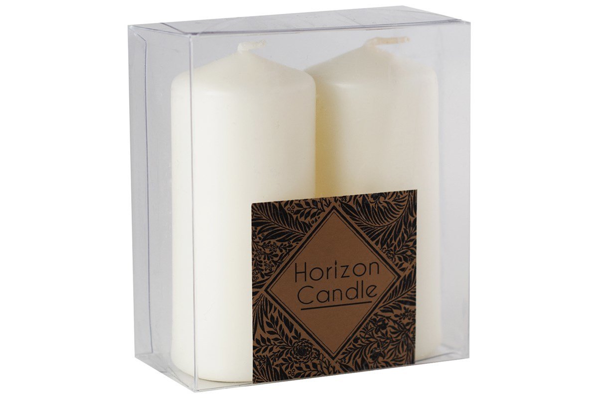 Veramaya Bar Mum Krem Renk 2 Li Set 3,5x8 Cm