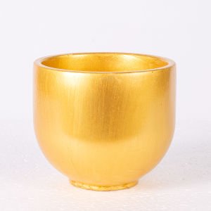 El yapımı Tabaklı Beton Saksı Dore 13x15 Cm.