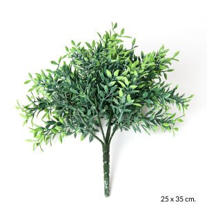 Yapay Fesleğen Yeşil 35 Cm. UV KORUMALI - Dış Mekan Uyumlu