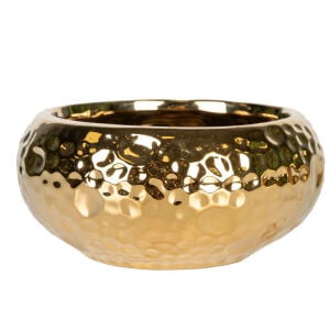 Seramik Gold Kase Küçük 13x7 Cm.