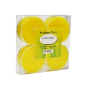Veramaya Citronella Kokulu Sinek Kovan 4 Lü Maxi Tealight Mum