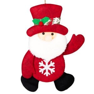 Yılbaşı Süsü, Noel Baba, Kırmızı - 17x26 cm