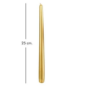 Şamdan Mumu Gold / Altın 25 Cm