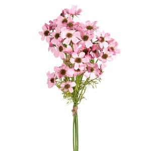 Yapay Çiçek, Papatya Demeti, Pembe - 65 cm