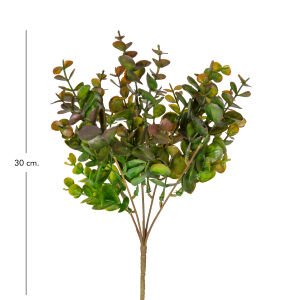 Yapay Okaliptus Kahve-Yeşil 30 Cm.