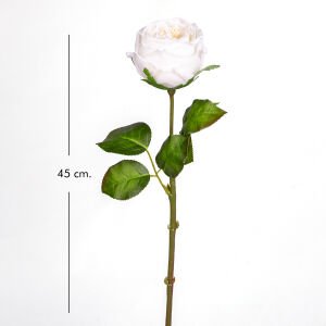 Yapay Şakayık Gerçek Dokunuş Beyaz 45 Cm.