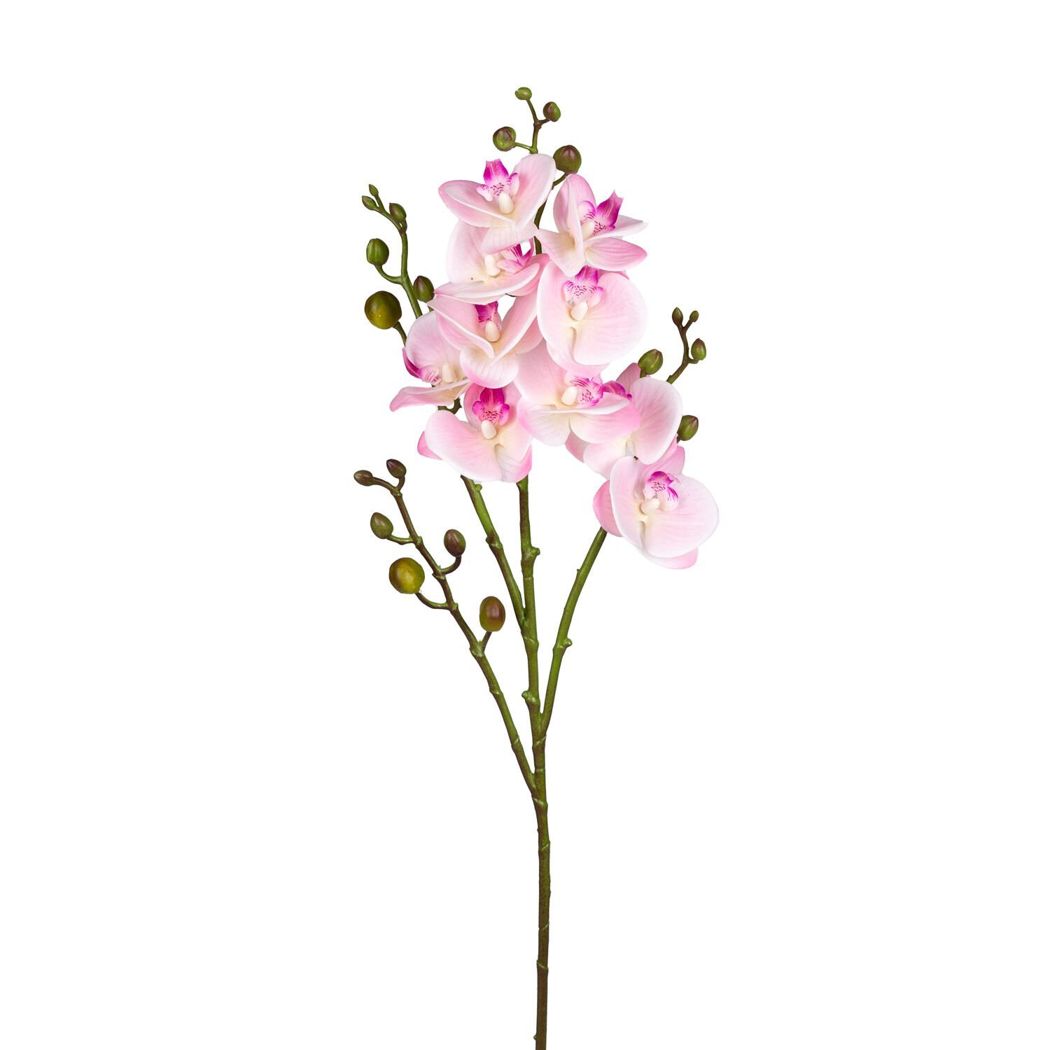 Yapay Orkide Gerçek Dokulu Pembe 80 Cm.
