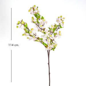 Yapay Bahar Dalı Beyaz 114 Cm.