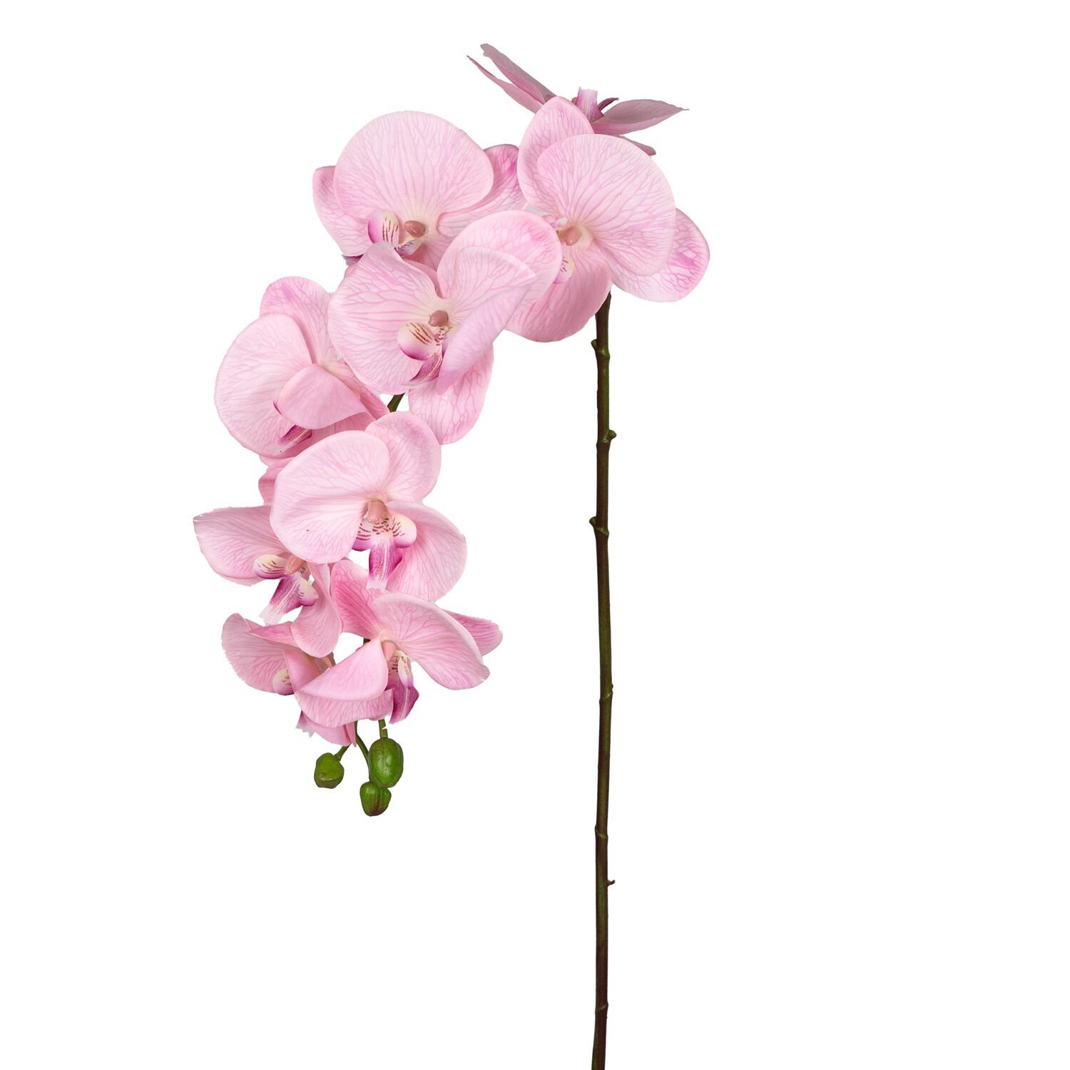 Yapay Orkide Gerçek Dokulu Pembe 95 Cm.
