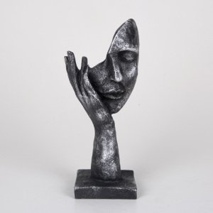 Veramaya Duymadım Figürlü Mask Biblo (lame) 11x7,5x25 Cm