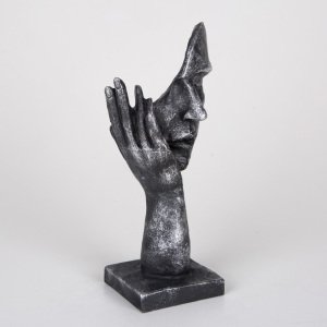 Veramaya Duymadım Figürlü Mask Biblo (lame) 11x7,5x25 Cm