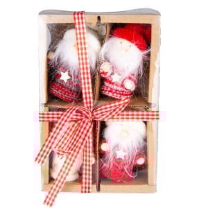 Yılbaşı Süsü, Cüceler, Kutuda - 4 'Lü Paket