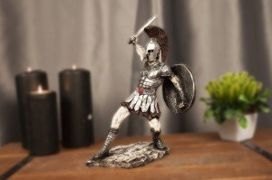 Veramaya Savaşcı Truvalı Hector Figür Biblo 30x18 Cm