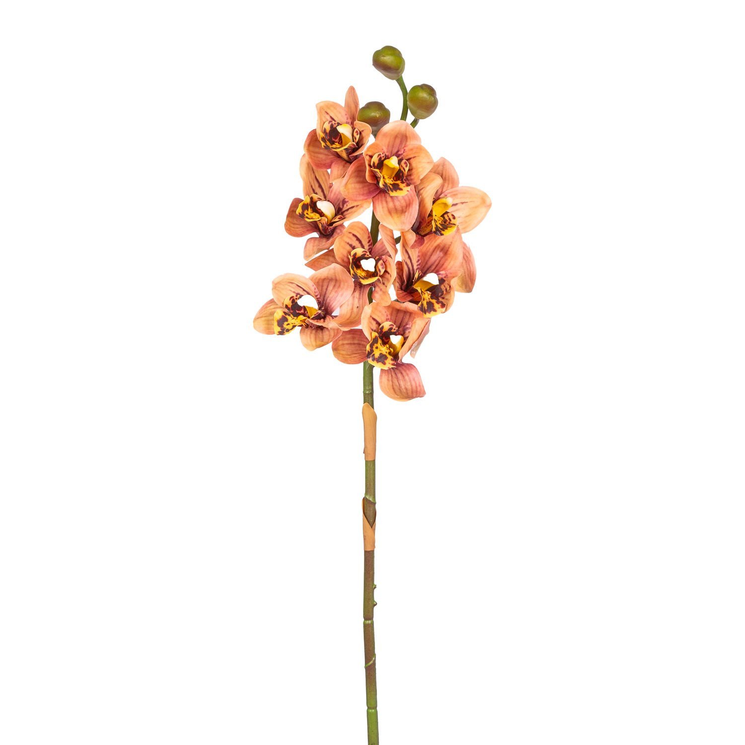 Yapay Orkide Gerçek Dokulu Somon 75 Cm.